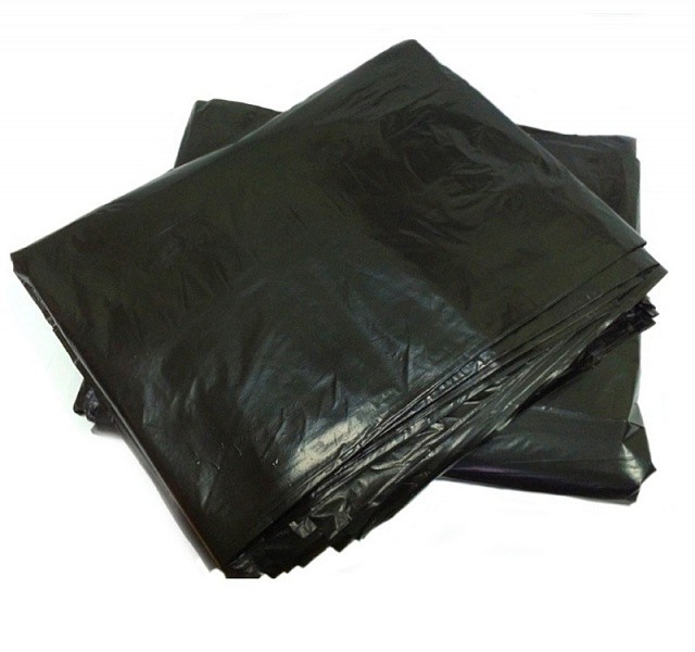 Мешок для листьев, ПВД, 160 литров, 80*100, чёрный.