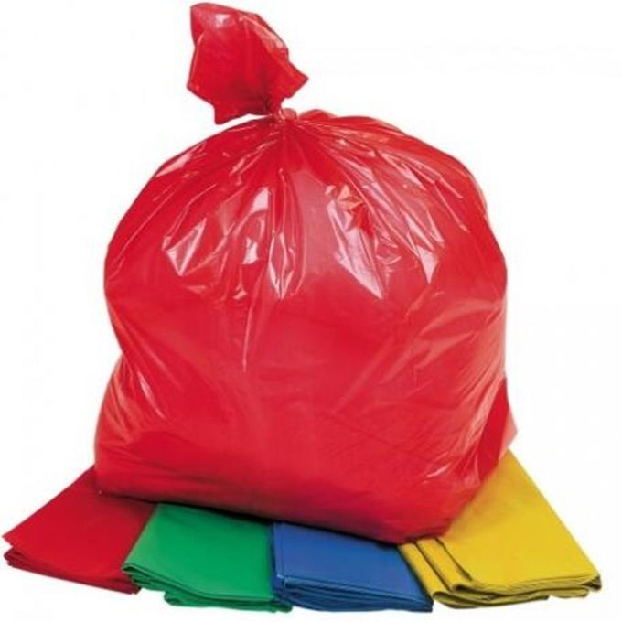 Мешок для мусора 320 литров ПВД 118*133 красный ТУ
