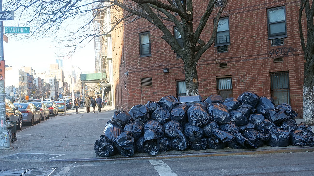Главная отличительная черта Нью-Йорка – мусор.