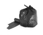 Мешок для мусора с ушками, 30 литров, ПВД, 48*58+12, черный, ТУ