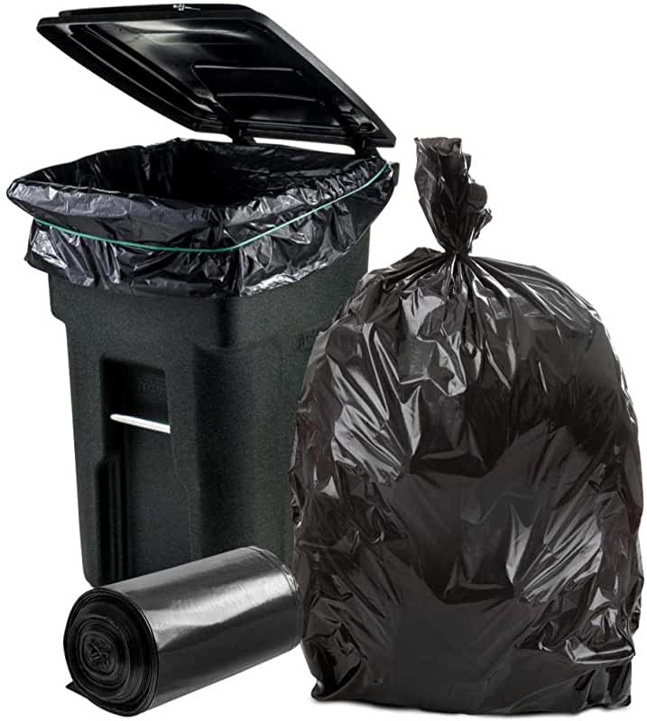 Мешок для мусора 320 литров ПВД 120*135 черный ГОСТ