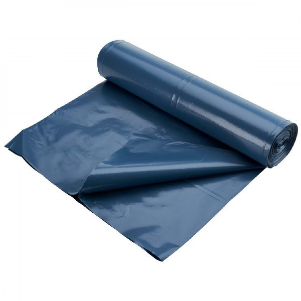 Мешок для мусора 240 литров ПВД Синий размер 90x130 см 80 мкм ГОСТ 