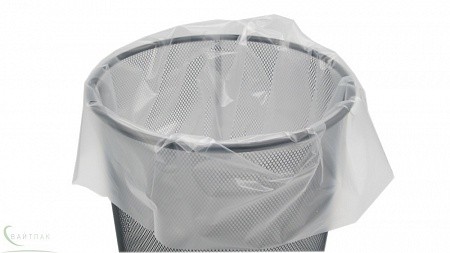Мешок для мусора 60 литров ПВД 58*68 прозрачный ТУ