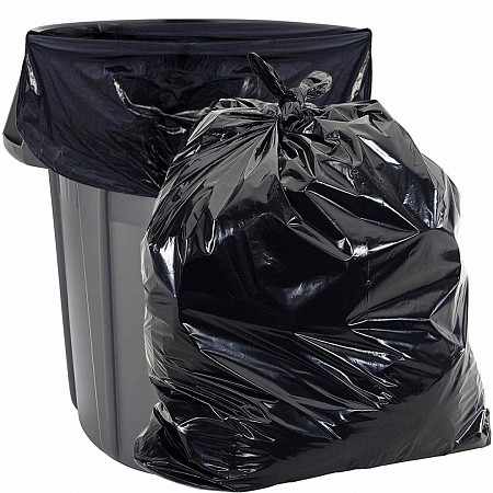 Мешки для мусора 120 литров, 30 шт (10уп)., черные