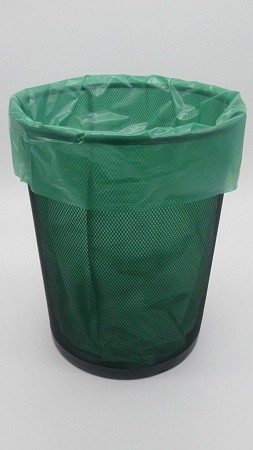 Мешки для мусора ПВД 70 литров зеленый 30 мкм 65*75 200 шт (20шт*10рул)