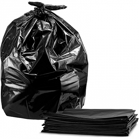 Мешок для мусора 220 литров ПВД 90*130 черный ГОСТ