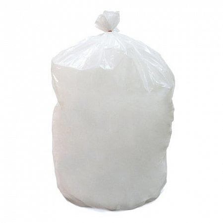 Мешок для мусора 260 литров ПВД 110*130 белый ГОСТ